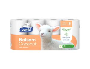 64 x Lambi Balsam Coconut Toilettenpapier 18m 150 Blätter 3 lagig - image 2